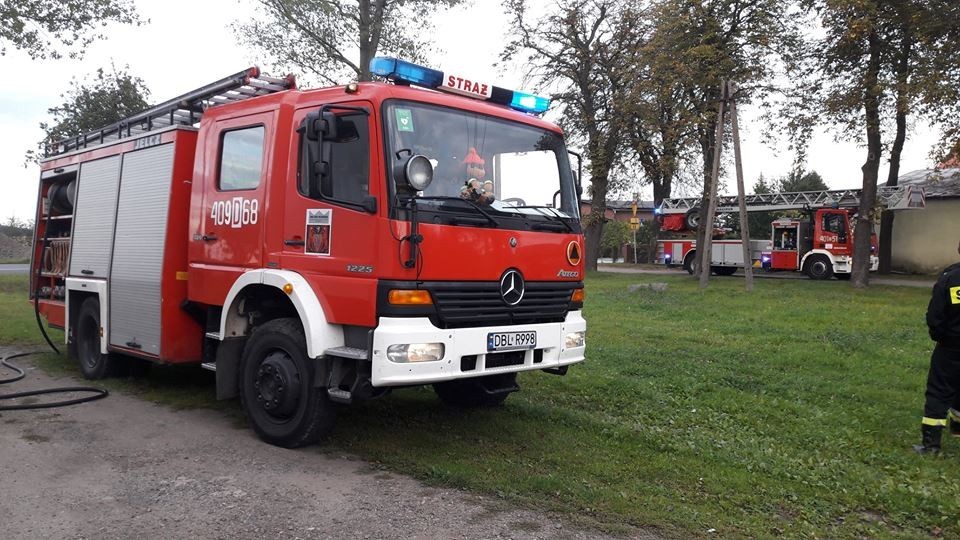 Pożar piwnicy w Warcie Bolesławieckiej