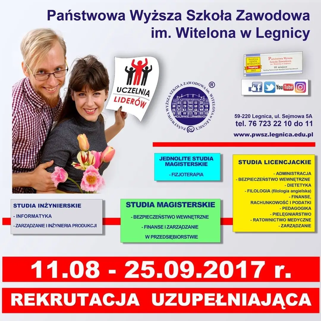 Rekrutacja do PWSZ w Legnicy