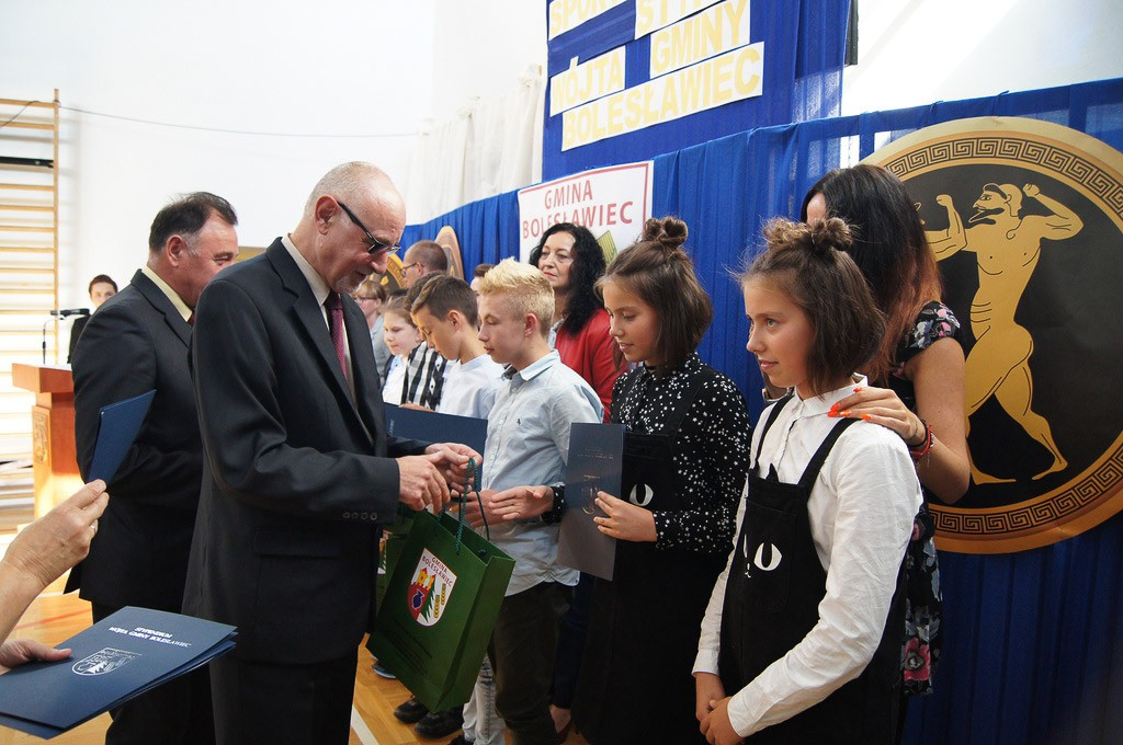 Mistrzowie sportu z gminy Bolesławiec nagrodzeni