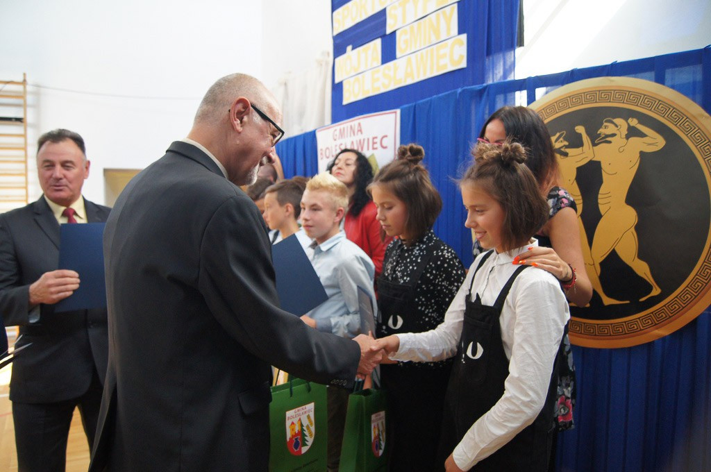 Mistrzowie sportu z gminy Bolesławiec nagrodzeni