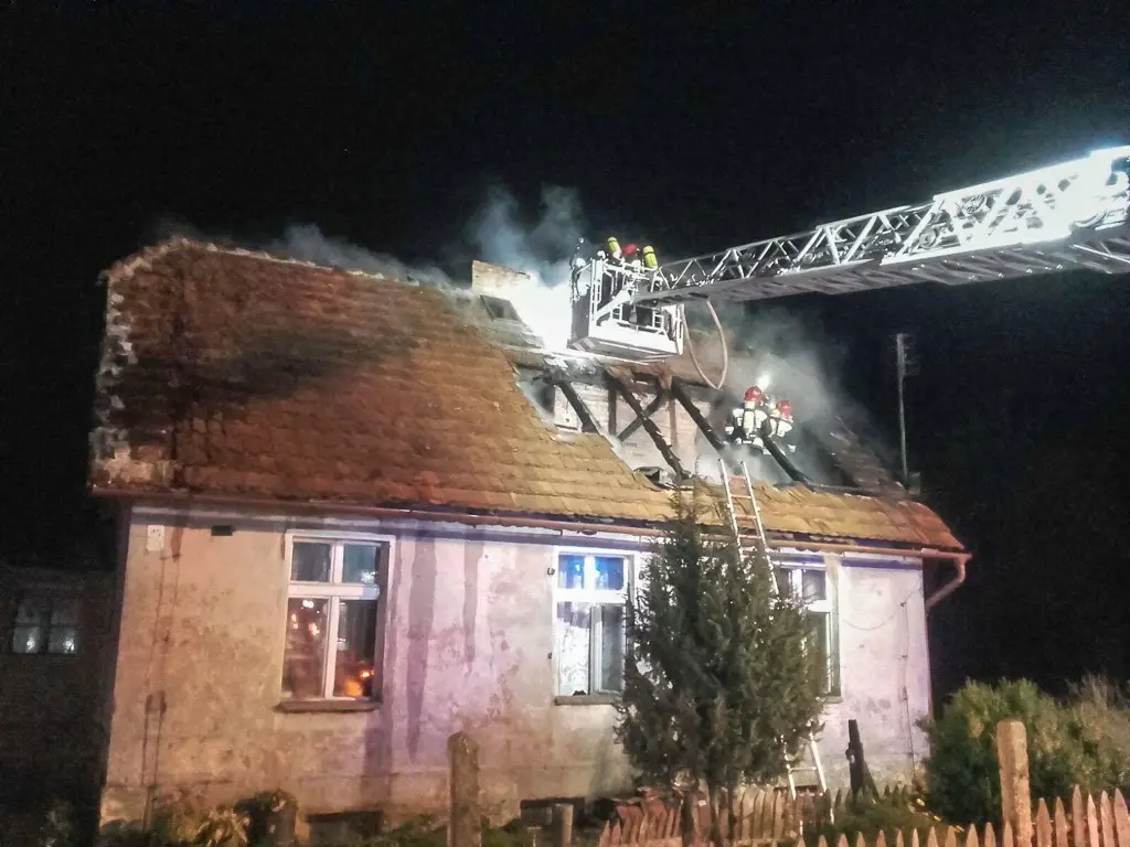 Seria pożarów w Godzieszowie
