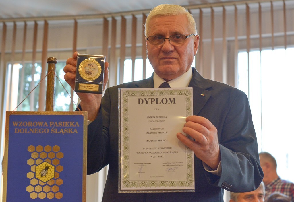 Pasieka Józefa Gumięgi najlepsza na Dolnym Śląsku