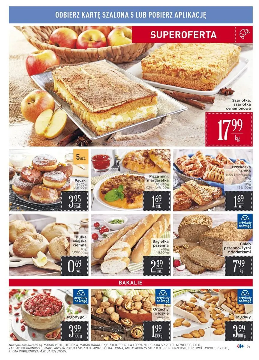 Gazetka Carrefour, wybrane pozycje 4-9 października 2017 roku