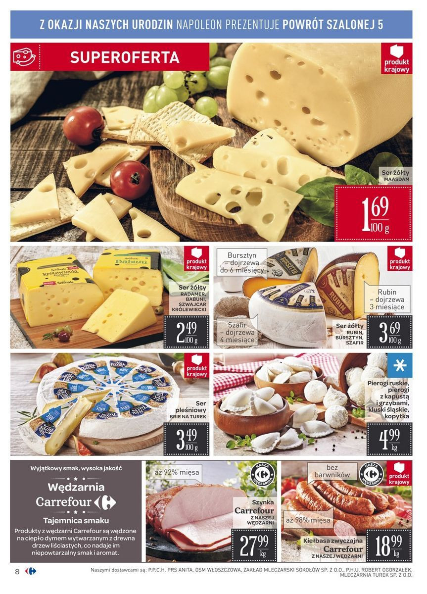 Gazetka Carrefour, wybrane pozycje 4-9 października 2017 roku