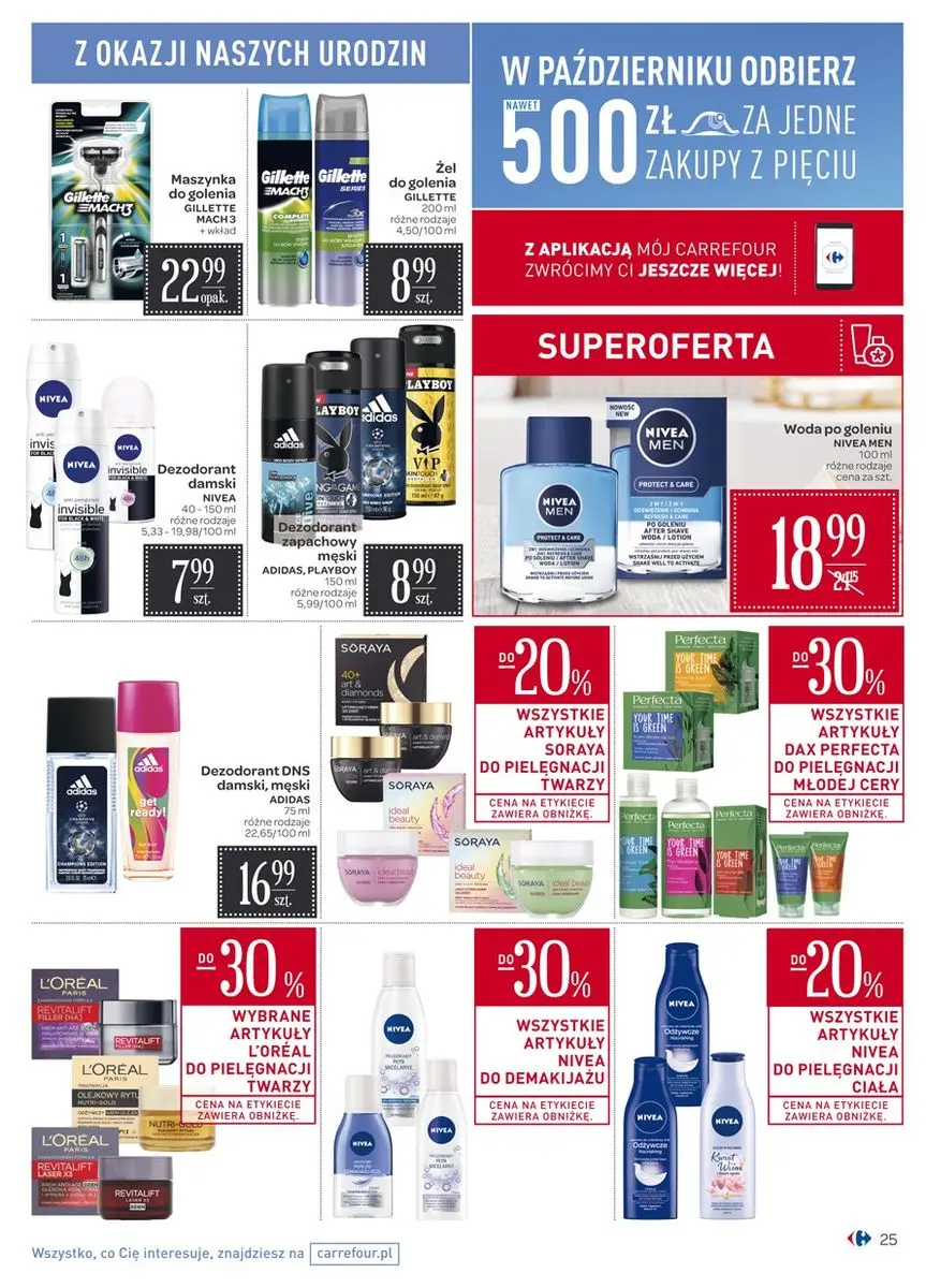 Gazetka Carrefour, wybrane pozycje 4-9 października 2017 roku