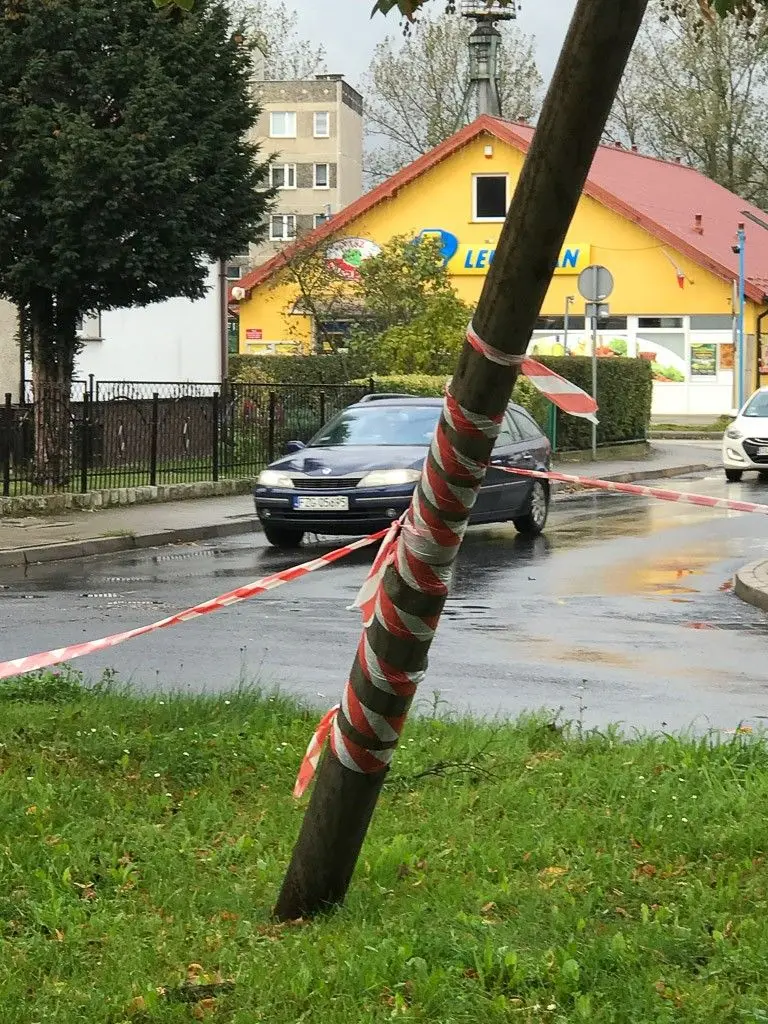 Zobacz, jakiego spustoszenia dokonała nawałnica w Bolesławcu