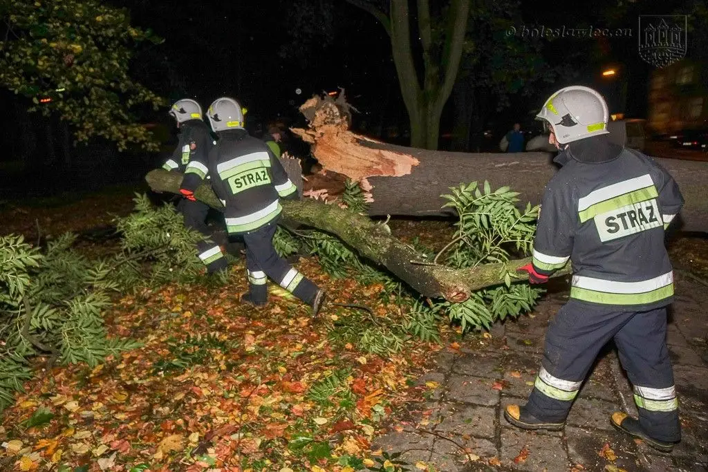 Masakryczna wichura szaleje w powiecie. Nie wychodźcie z domu