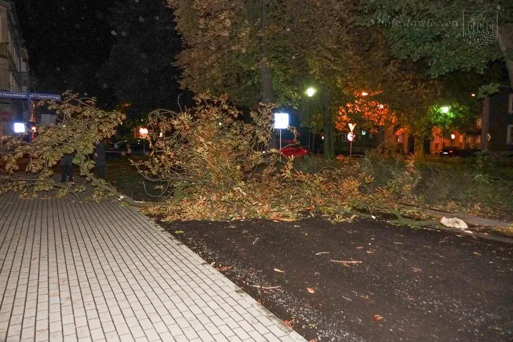Masakryczna wichura szaleje w powiecie. Nie wychodźcie z domu