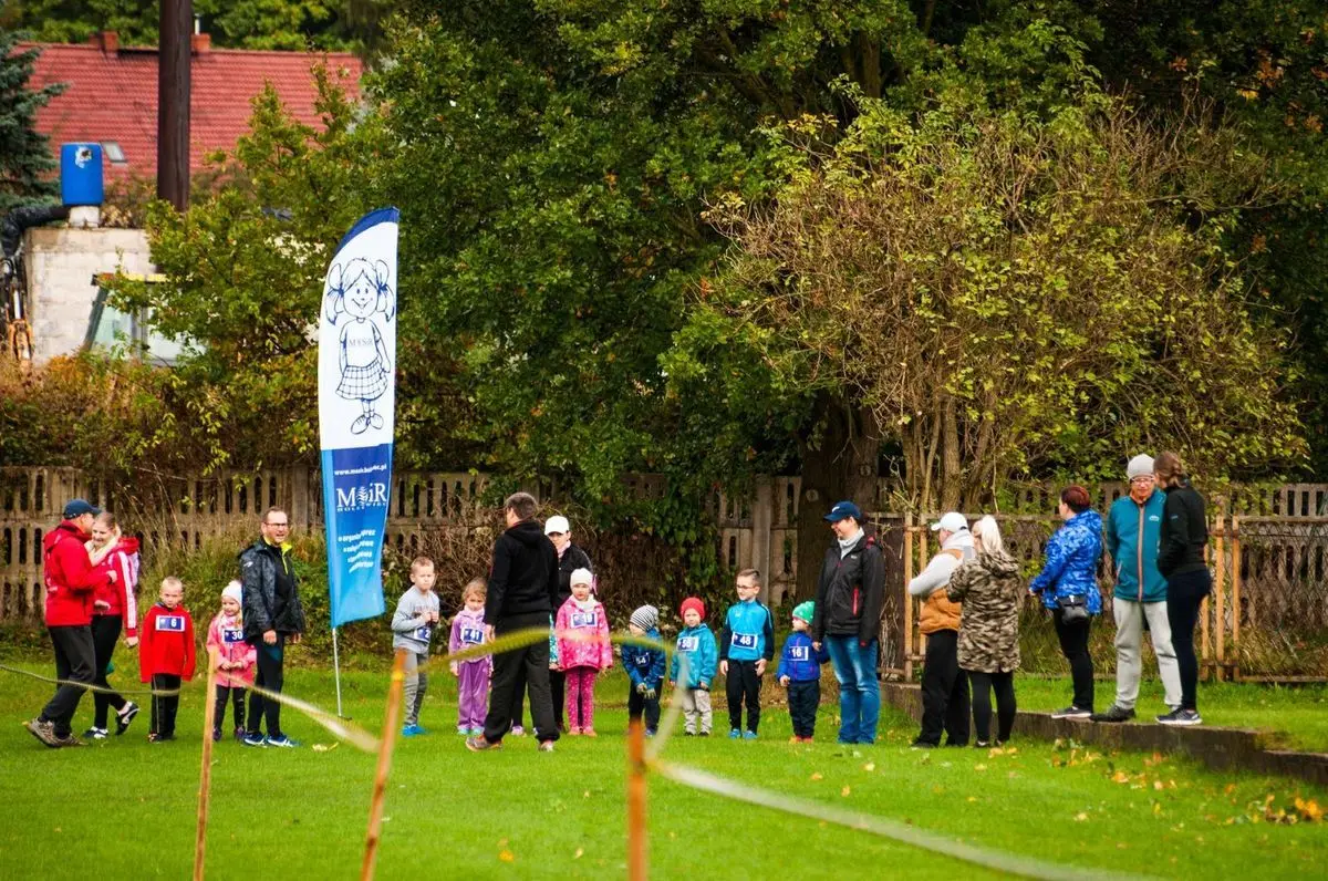 Uczestnicy „Biegu między mostami”