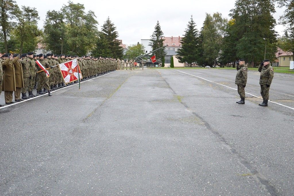 Artylerzyści powitali żołnierzy US Army i pożegnali ppłk. Radzimierskiego