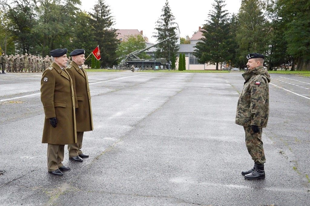 Artylerzyści powitali żołnierzy US Army i pożegnali ppłk. Radzimierskiego