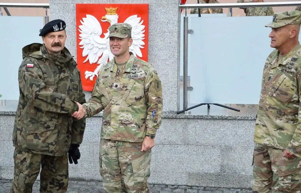Artylerzyści powitali żołnierzy US Army i pożegnali ppłk. Radzimierskiego