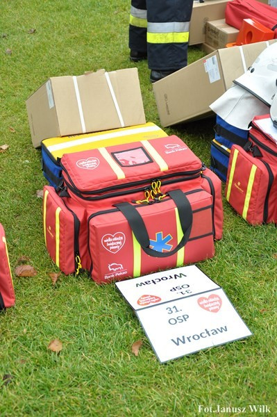 Strażacy ochotnicy dostali sprzęt od WOŚP