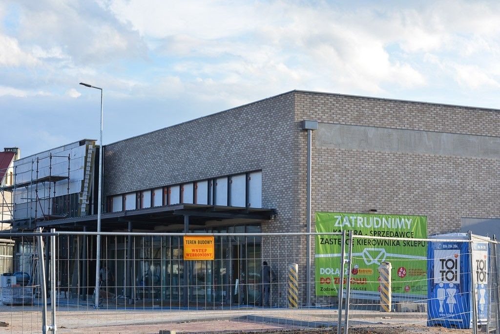 Budowa galerii przy ulicy Wesołej w Bolesławcu