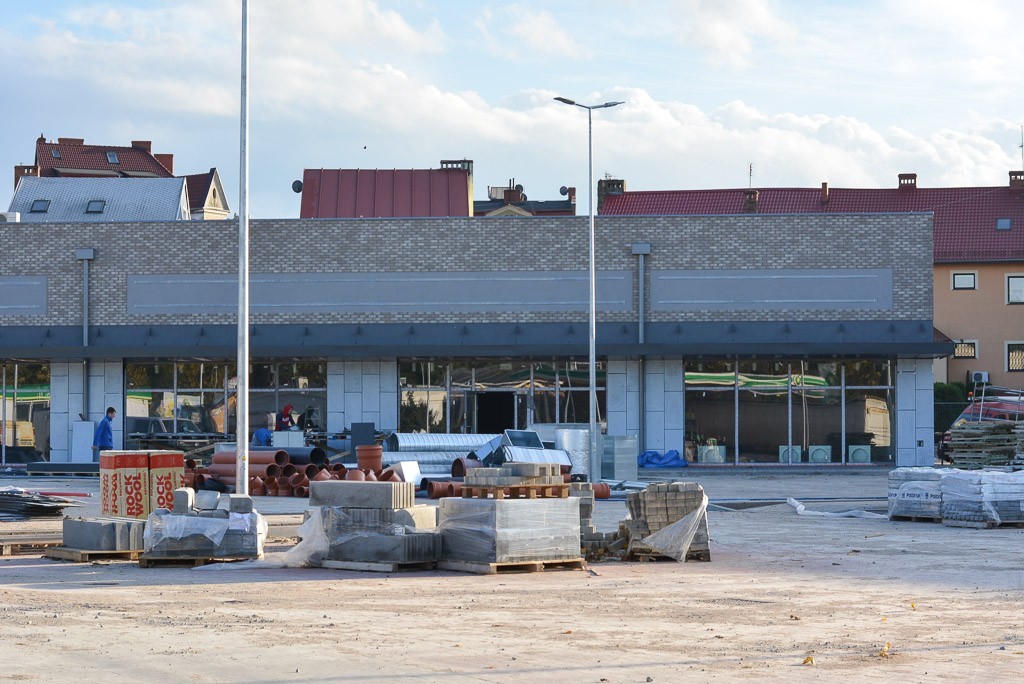 Budowa galerii przy ulicy Wesołej w Bolesławcu