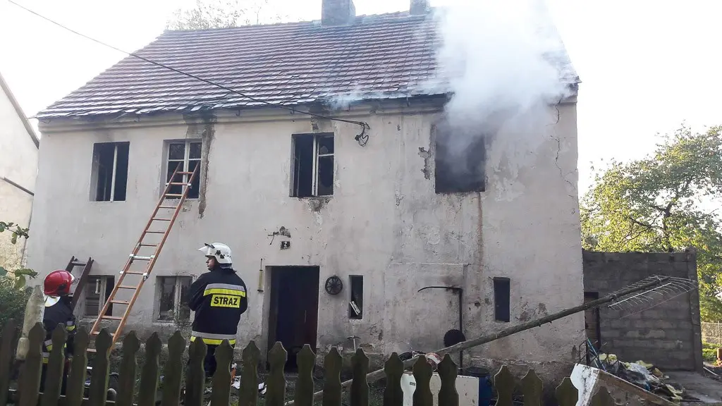 Pożar w Jurkowie – zdjęcia druhów z Raciborowic i Warty Bolesławieckiej