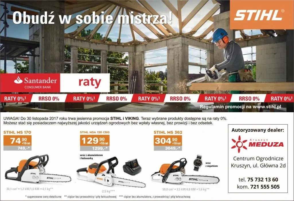 Jesienna promocja Stihl i Viking w Meduzie