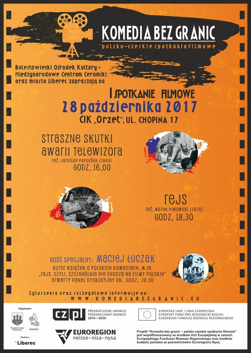 Plakat "Komedia bez granic"