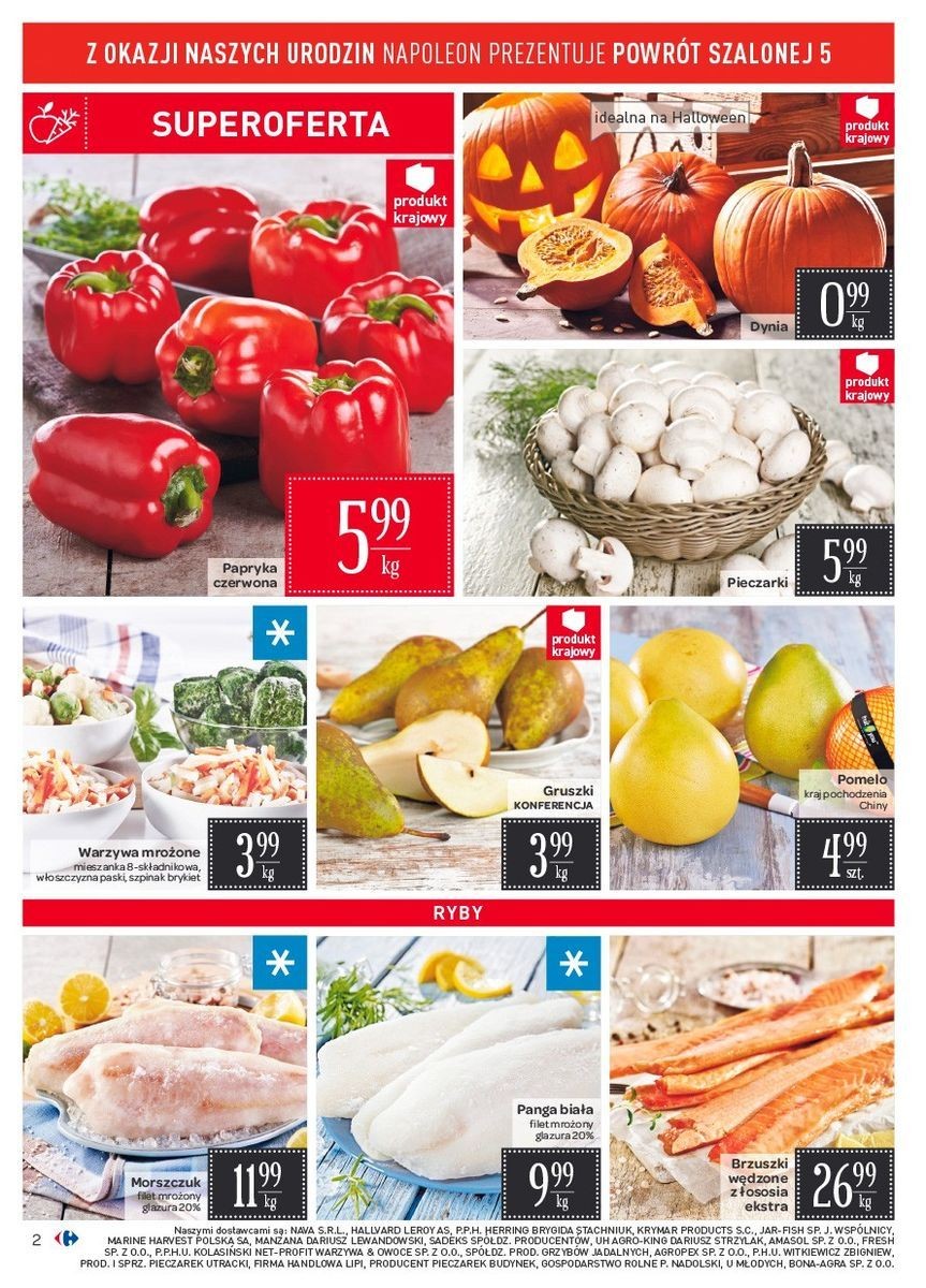 Gazetka Carrefour 25030 października 2017