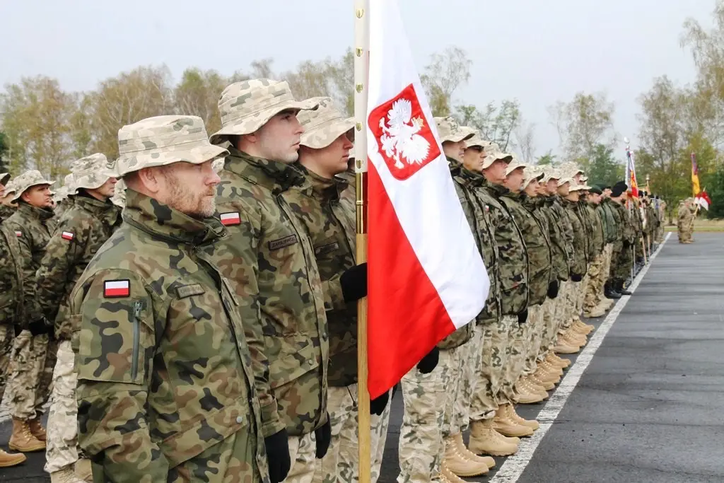 Żołnierze z jednostki w Świętoszowie