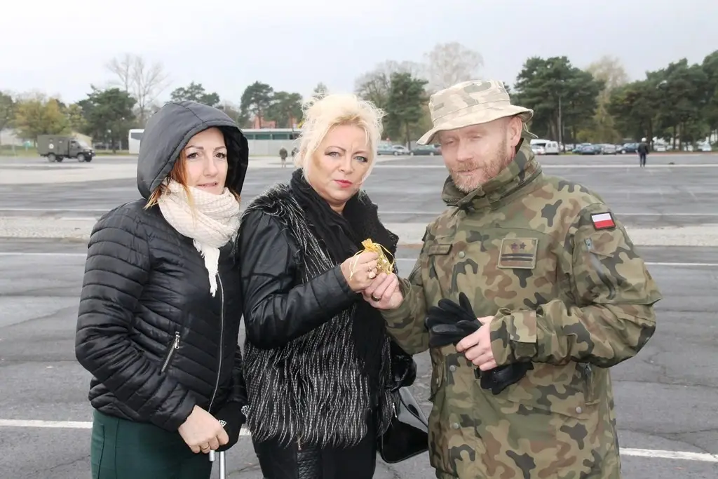 Żołnierze z jednostki w Świętoszowie