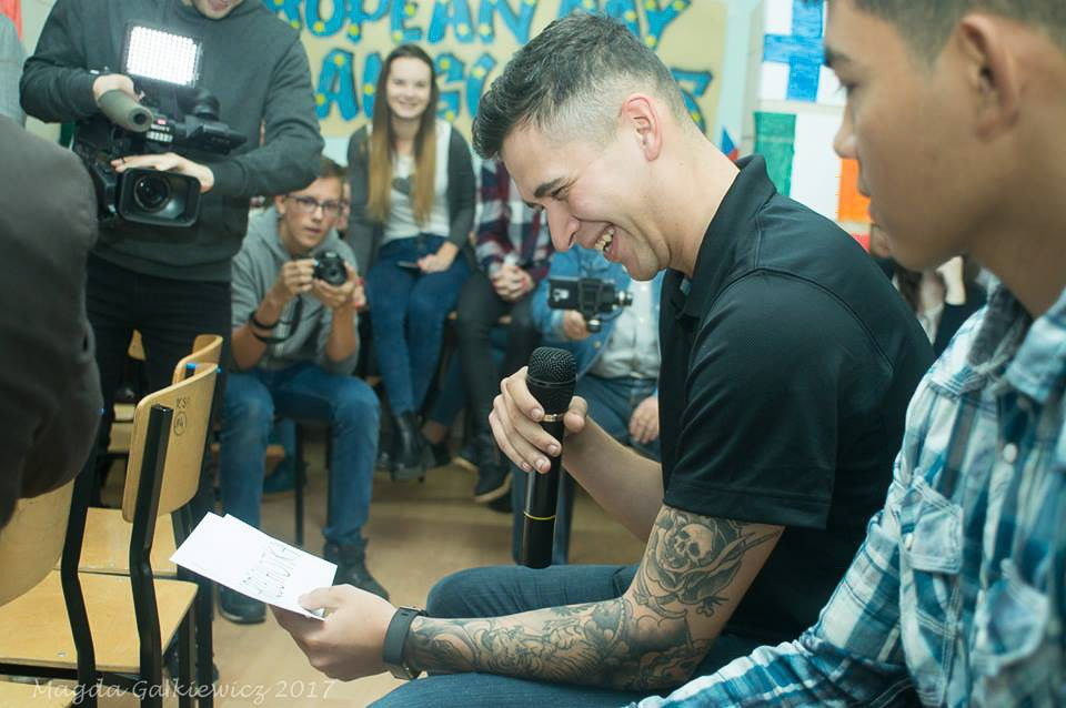 Dzień Języków w „Budowlance”. Wśród gości żołnierze US Army