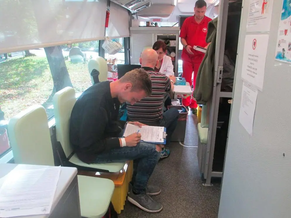 Oddali krew dla Szymona Członki z Zespołu Szkół Elektronicznych w Bolesławcu