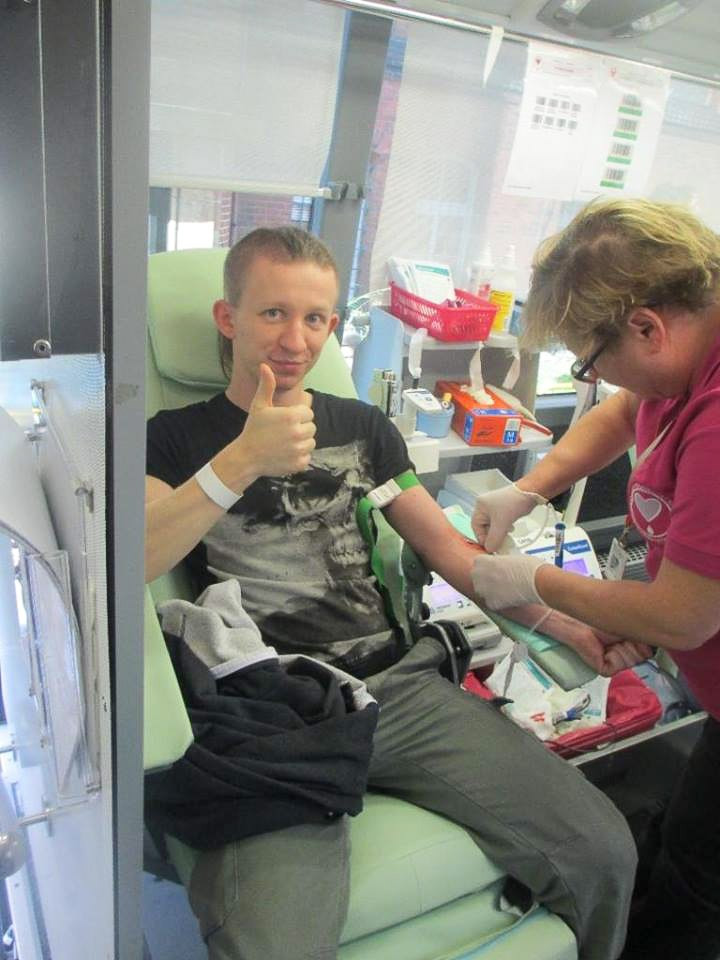 Oddali krew dla Szymona Członki z Zespołu Szkół Elektronicznych w Bolesławcu