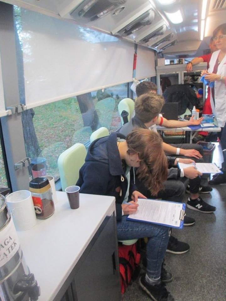 Oddali krew dla Szymona Członki z Zespołu Szkół Elektronicznych w Bolesławcu