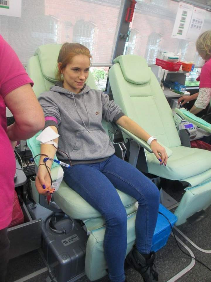 Oddali krew dla Szymona Członki z Zespołu Szkół Elektronicznych w Bolesławcu