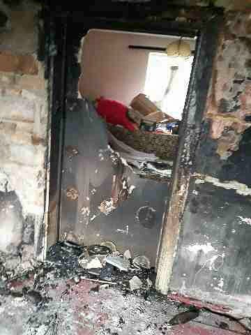 Spłonęła część domu w Przejęsławiu (gmina Osiecznica)