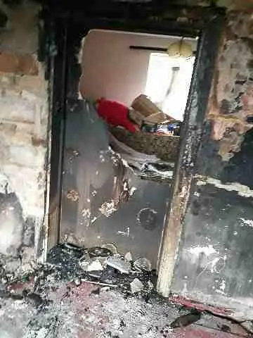 Spłonęła część domu w Przejęsławiu (gmina Osiecznica)