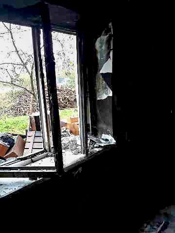 Spłonęła część domu w Przejęsławiu (gmina Osiecznica)