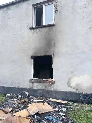Spłonęła część domu w Przejęsławiu (gmina Osiecznica)