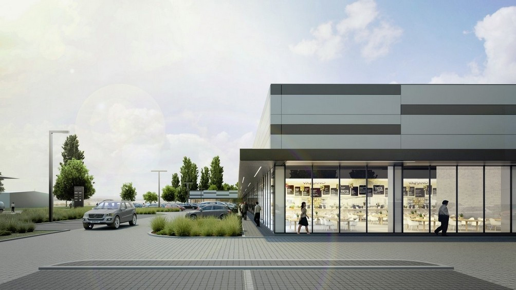 Wizualizacja Parku Handlowego Stary Dworzec