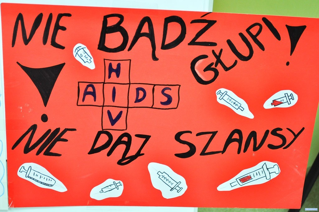 O AIDS w lubińskich szkołach