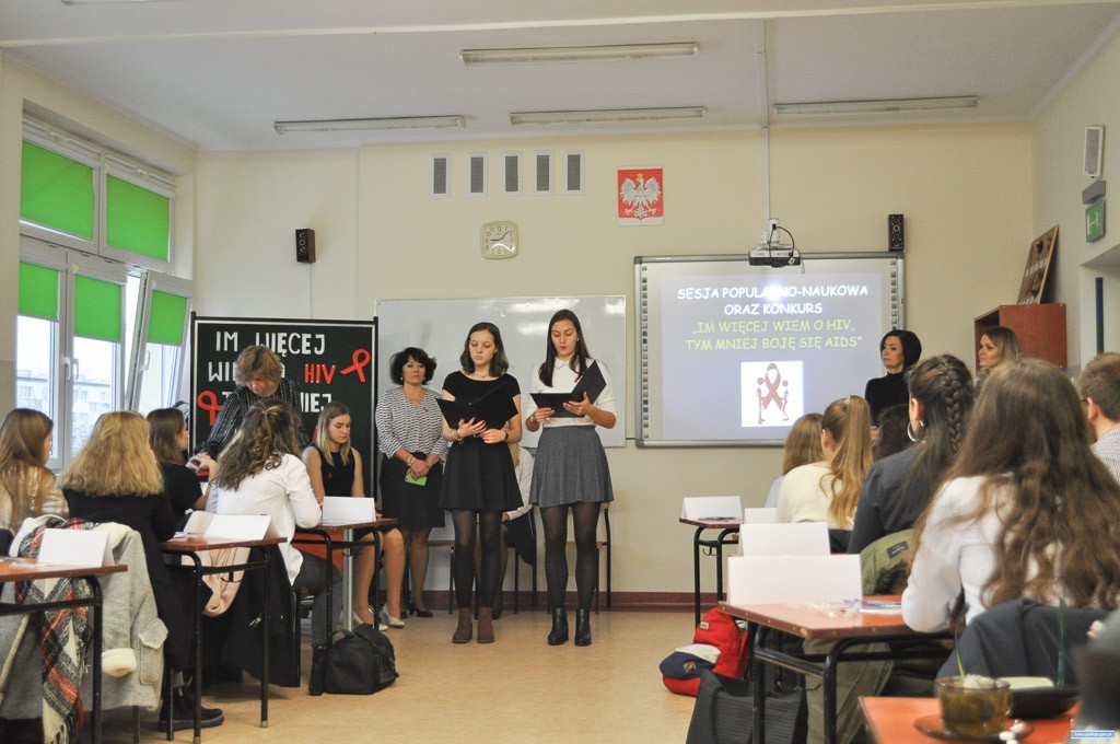 O AIDS w lubińskich szkołach