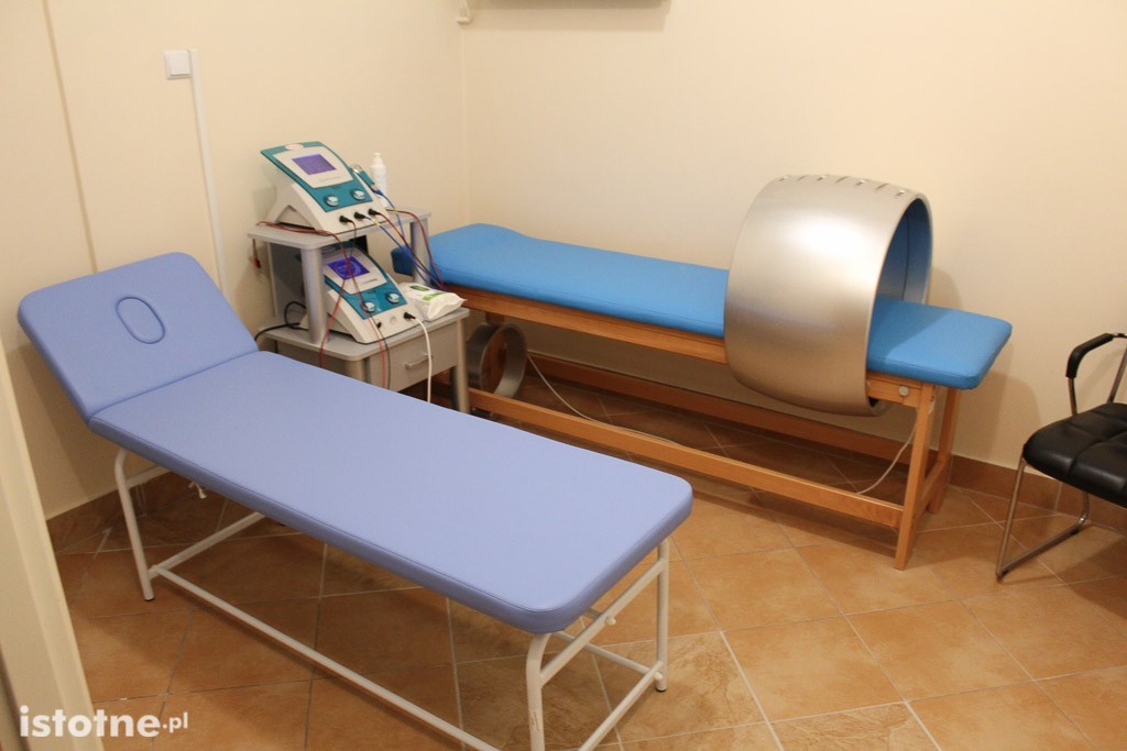 Szpital powiatowy: Dział Fizjoterapii otwarty