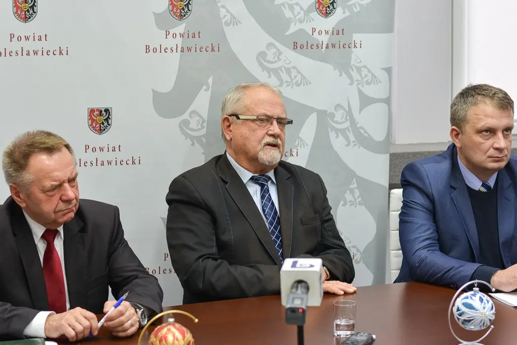 Przedświąteczna konferencja Powiatu Bolesławieckiego