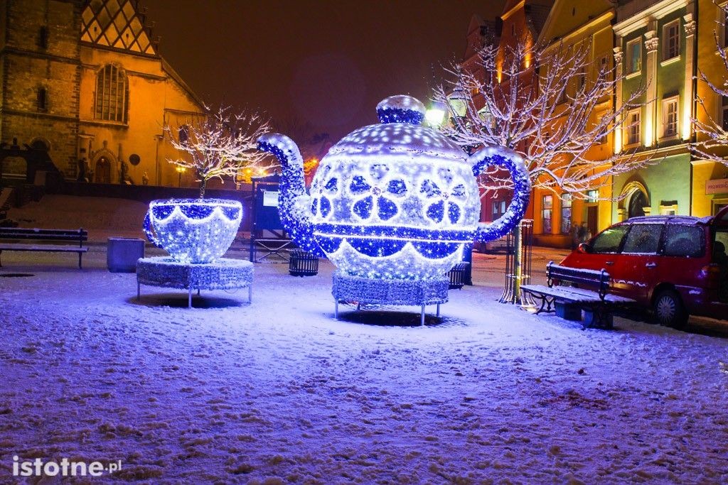 Świąteczna atmosfera w bolesławieckim rynku