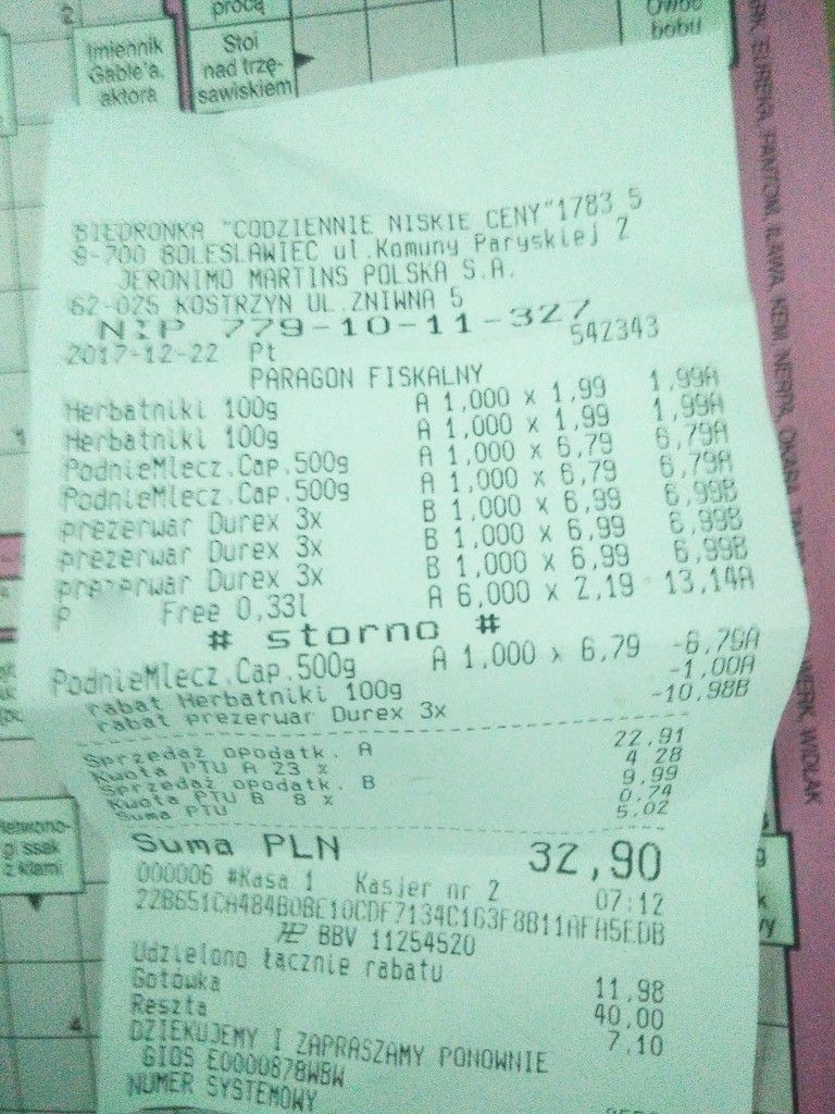 Przeterminowane ptasie mleczko w Biedronce. Reklamacja uwzględniona