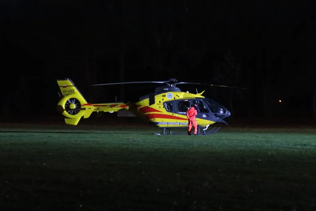 Helikopter LPR lądował w Bolesławcu