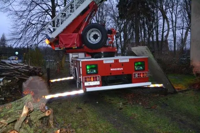 Pożar przy ul. II Armii Wojska Polskiego w Bolesławcu