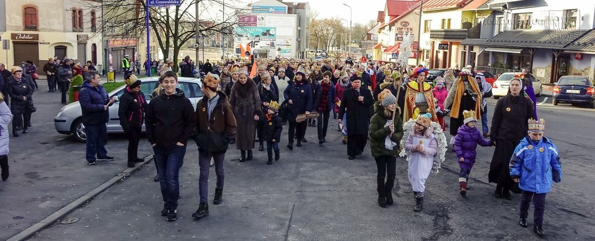 Orszak Trzech Króli przeszedł ulicami Bolesławca