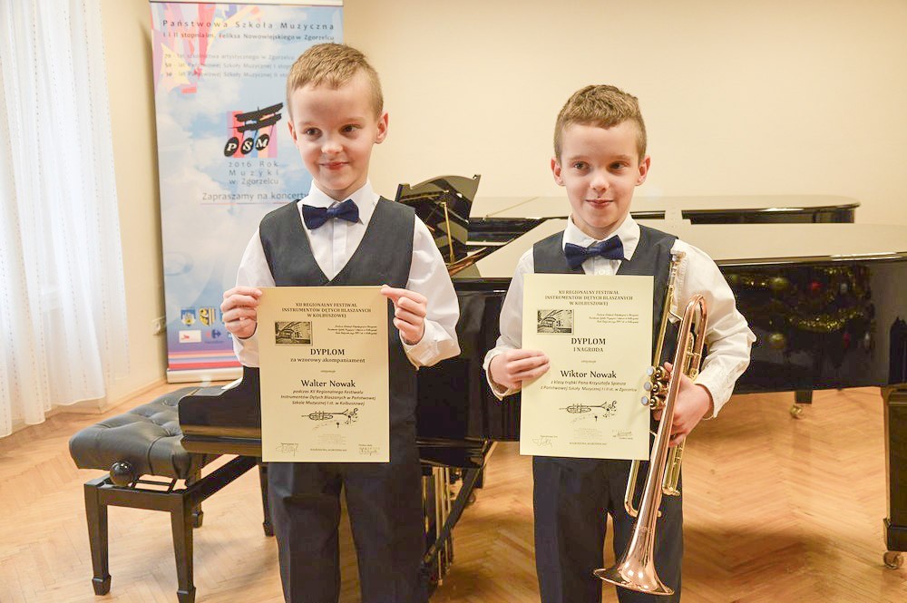 Bracia Nowakowie zwycięzcami Festiwalu Instrumentów Dętych Blaszanych