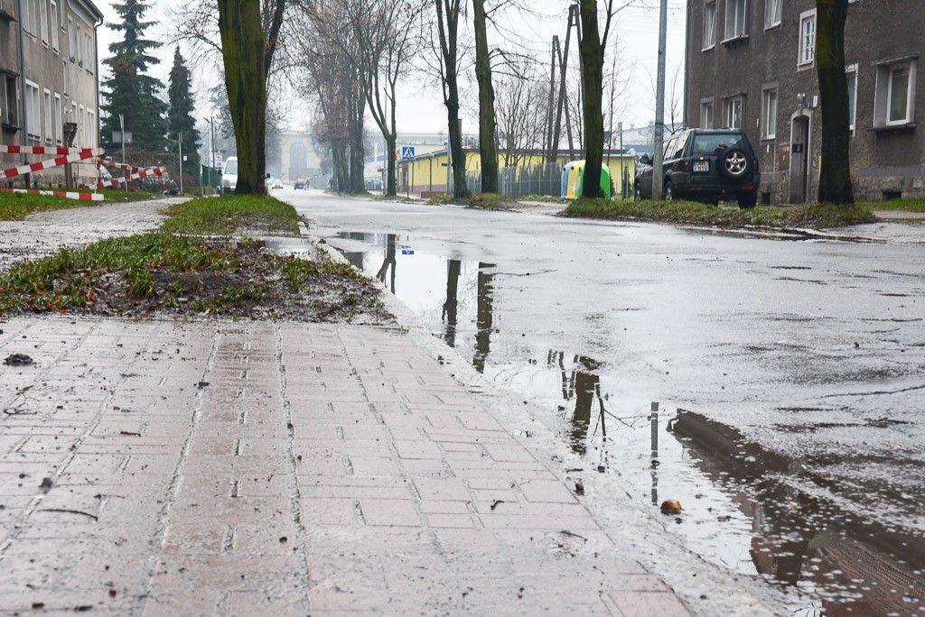 Masakryczna ulica Dolne Młyny w Bolesławcu