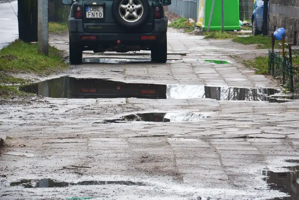 Masakryczna ulica Dolne Młyny w Bolesławcu