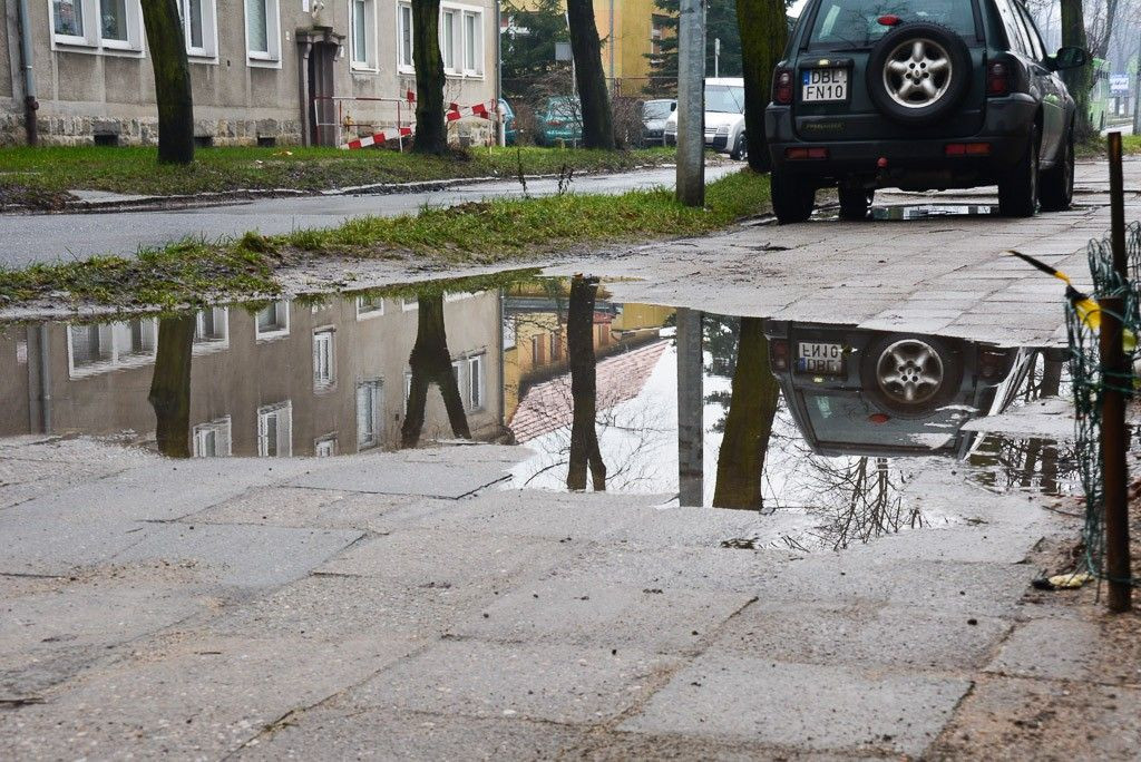 Masakryczna ulica Dolne Młyny w Bolesławcu