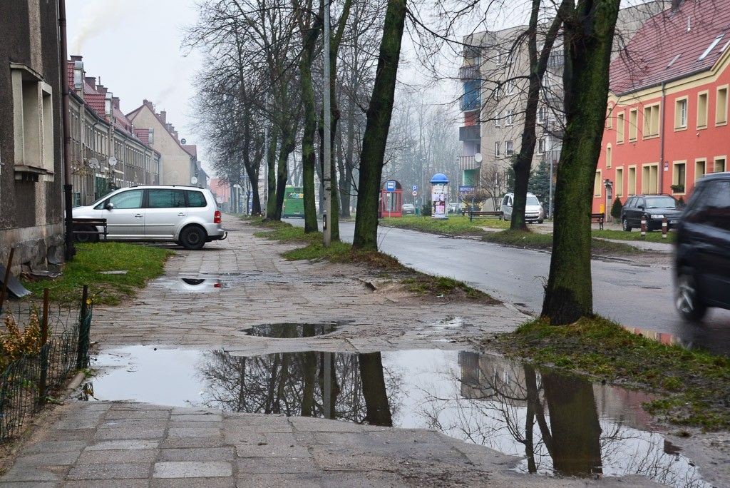 Masakryczna ulica Dolne Młyny w Bolesławcu