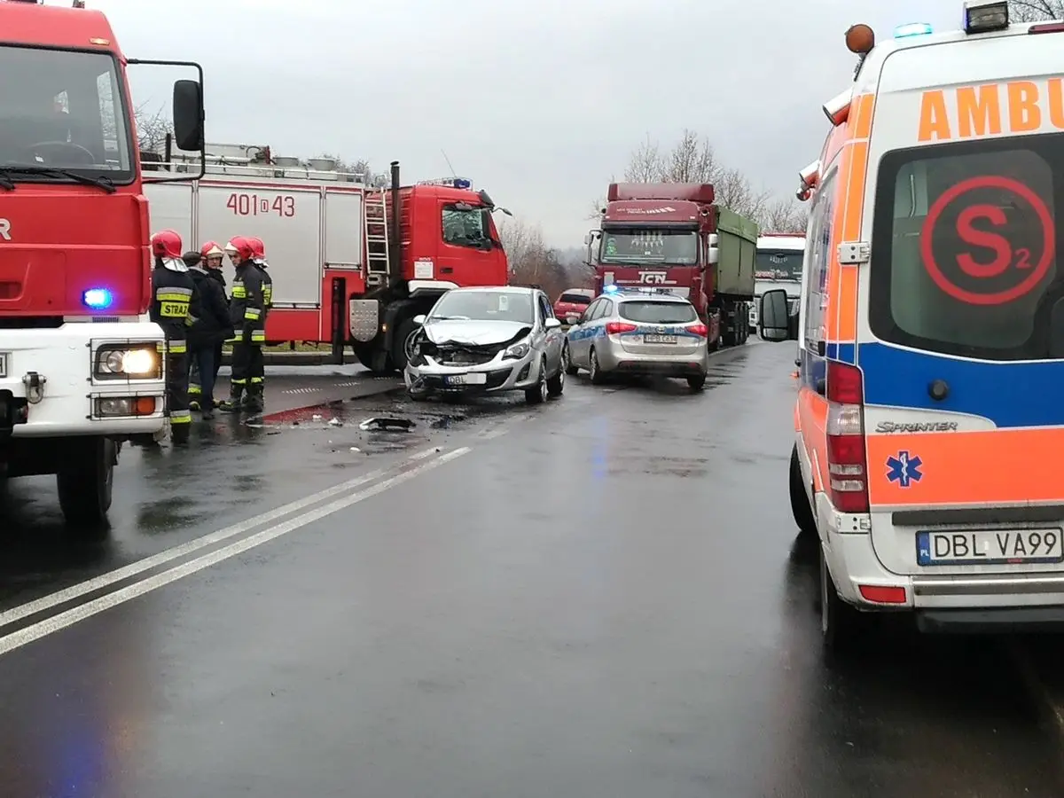 Zderzenie aut na Kościuszki